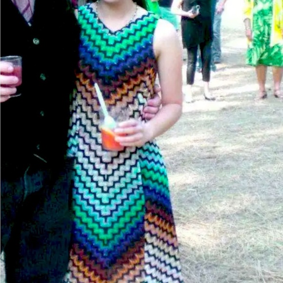 MISSONI  Rainbow Zig Zag dress WORN ONCE - Picture 3 of 9